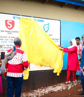 our school now has clean, safe, and adequate toilets